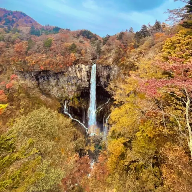 【日光】リッツ日光から歩ける、華厳の滝の紅葉🍁