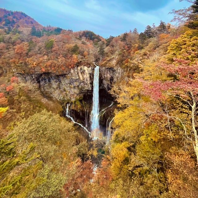 【日光】リッツ日光から歩ける、華厳の滝の紅葉🍁