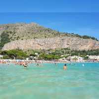 Pristine Water of Mondello Beach