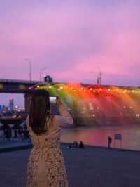 평일에 일 끝나고 가기 좋은 반포 한강공원 무지개분수 🌈💧