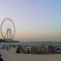 Sunset at JBR Beach DXB