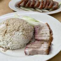 Awesome roasted duck and pork