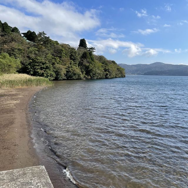 【箱根】箱根園ステージから見える芦ノ湖