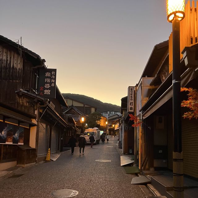 京都的二年坂三年坂街景超美，還可以看到市區的景色