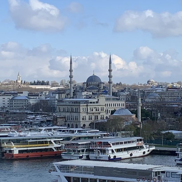 Istanbul Turkey features the Blue mosque.