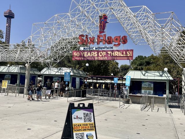 Six Flags Magic Mountain holds the world reco