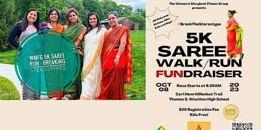 WMFG Saree Walk/Run 2023 (Rockville) | Carl Henn Millennium Trail