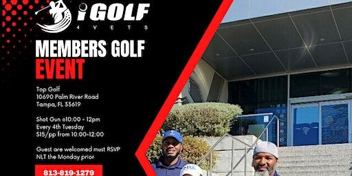 iGolf4VETS 4th Tuesday Monthly Event | Topgolf, Palm River Road, Tampa, FL, USA