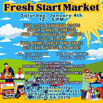 Fresh Start Market: Treat Yourself for the New Year! | EAV Community  Park