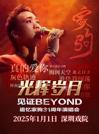 《光輝歲月·追憶黃家駒31週年新年演唱會-深圳站》｜演唱會 | 深圳戲院