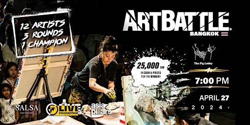 Art Battle Bangkok - April 27, 2024 | The Fig Lobby Bangkok