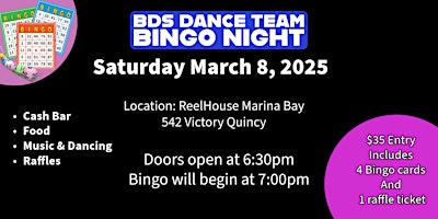 BDS Bingo Night! | Reelhouse Marina Bay