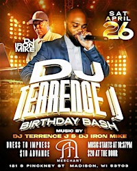 DJ Terrence J Birthday Bash | Merchant Madison