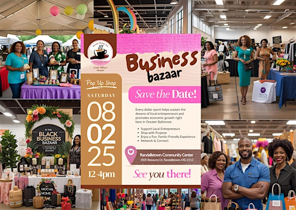 Vendors Needed for the Mocha Moms of Greater Baltimore BlackBusiness Bazaar | Randallstown Community Center