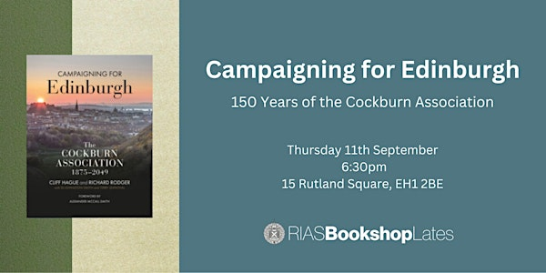 BookshopLATES... Campaigning for Edinburgh | The Royal Incorporation of Architects in Scotland