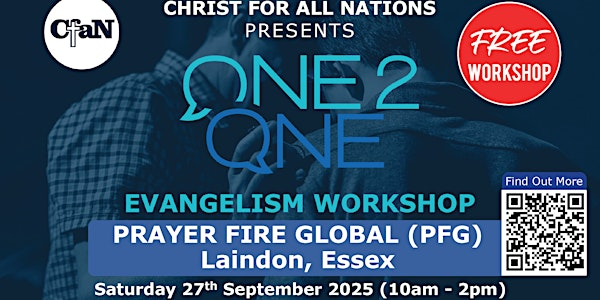 One to One Evangelism Workshop ( CFAN) | SS15 6PX