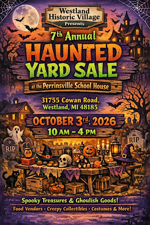 7th Annual Haunted Yard Sale | 31755 Cowan Rd