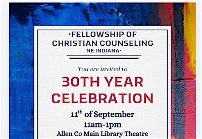 30th Year of Fellowship of Christian Counselors Celebration | Allen County Public Library - Main