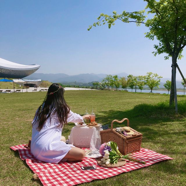대구 강정보 광장에서 감성 피크닉 👩🏻‍🌾