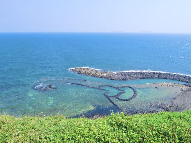 七美雙心石滬
