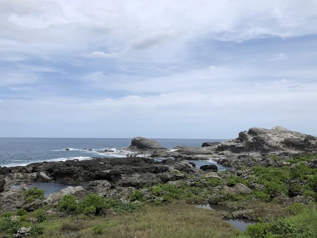 台東石梯坪😍長期侵蝕海蝕景👏🏻大自然鬼斧神工