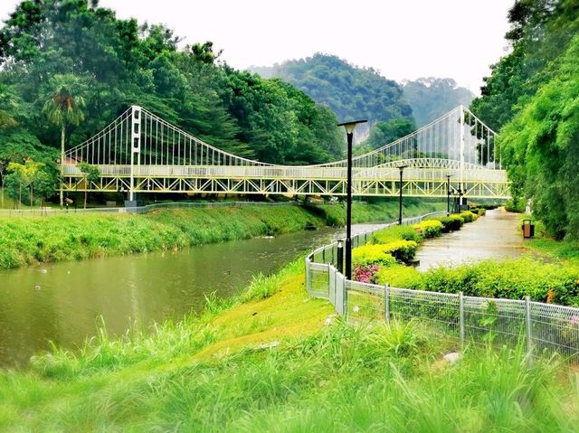 Walking by the Kinta Riverfront