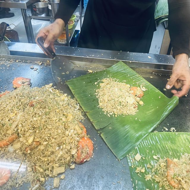 The famous Stulang Nasi Goreng Seafood in JB