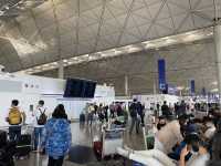 香港國際機場熱鬧盛況