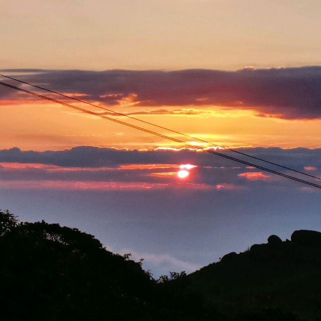大帽山日出