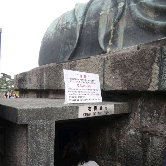 鎌倉大佛內部係點🤔
