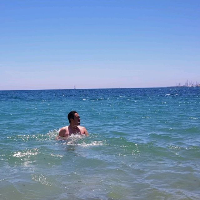 리스본 여행 중 들린 멋진 해수욕장 Estoril Tamariz Beach