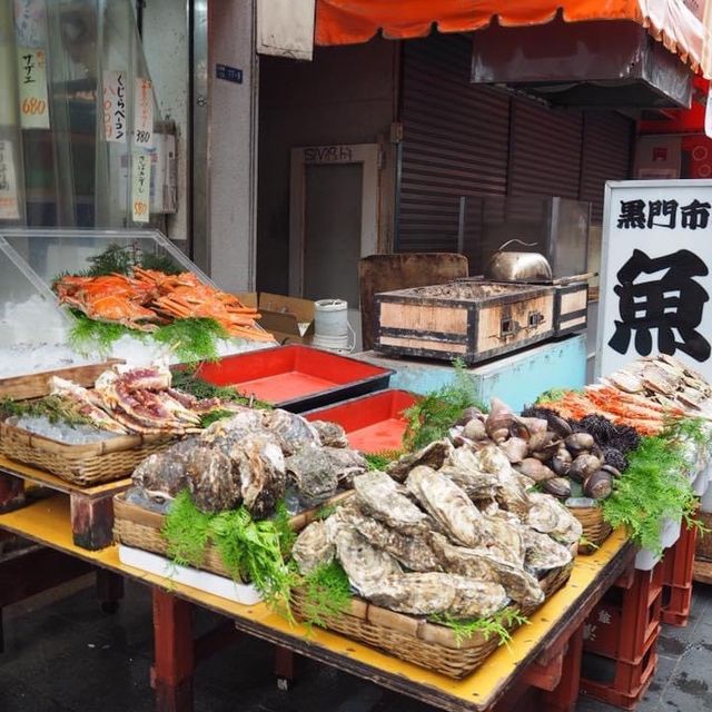 大阪黑門市場‼️海鮮🦞掃街必去