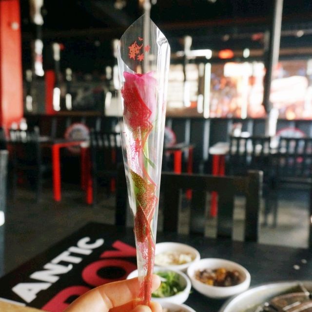 🍖수빅 맛집-장미꽃 주는 한식 고기 뷔페-낭만돼지(romantic baboy)