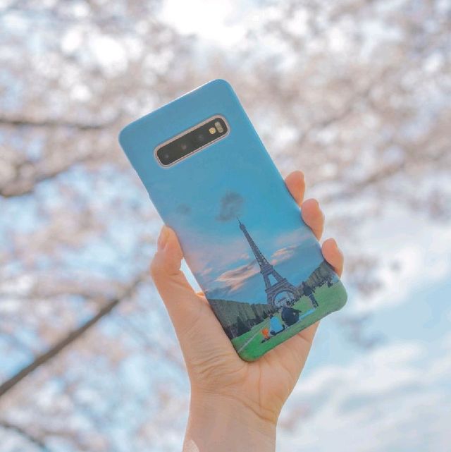 동화같은 색감의 여주 벚꽃길🌸