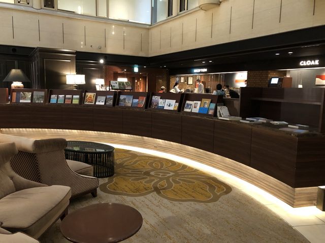 【京都】ホテルのお洒落なライブラリーコーナー