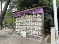 参道がものすごく長い！氷川神社！