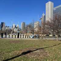 Chicago lake front biking and running trail