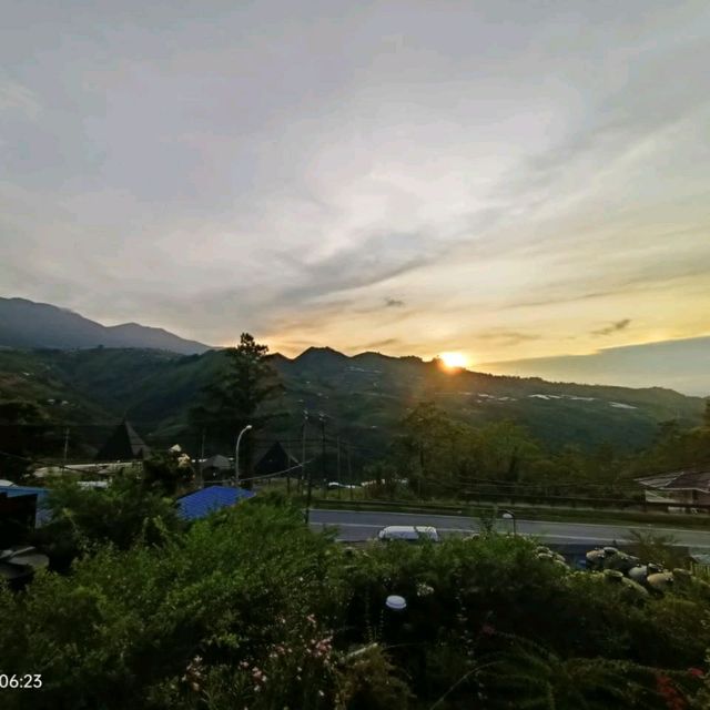 Great moment in nature view