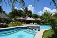 Staying in huts in Moalboal