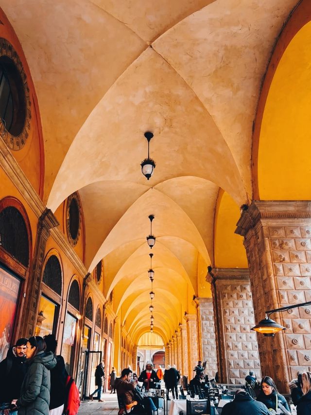 I really like the old city of Bologna in Italy.