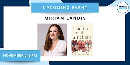 Author event! Miriam Landis | 1113 Montana Ave