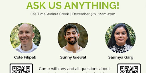 Ask Us Anything Booth at Life Time Walnut Creek | Life Time