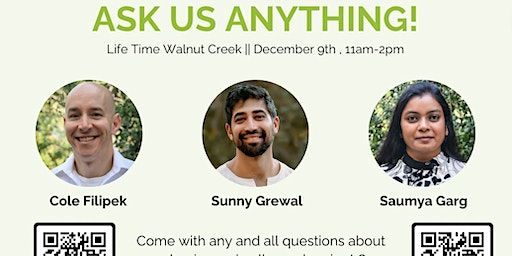 Ask Us Anything Booth at Life Time Walnut Creek | Life Time
