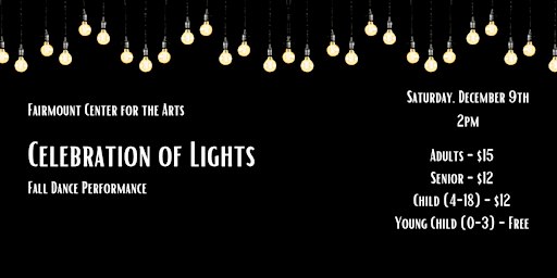 Celebration of Lights Dance Performance, 2PM Show | Chagrin Falls Performing Arts Academy