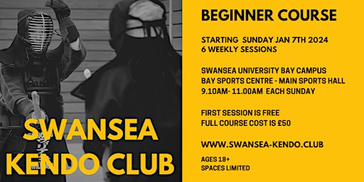 Beginner Course - Swansea Kendo Club | Bay Sports Centre - Main Sports Hall