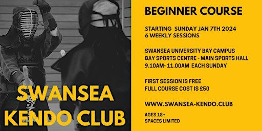 Beginner Course - Swansea Kendo Club | Bay Sports Centre - Main Sports Hall