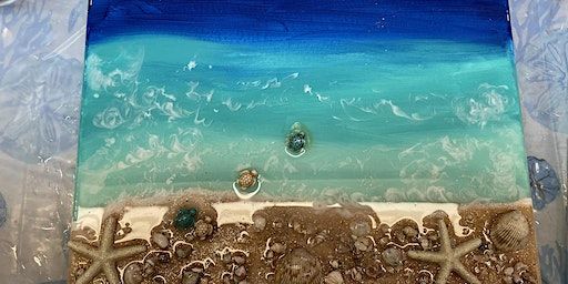 Ocean Resin Art Workshop | Beach House 5317