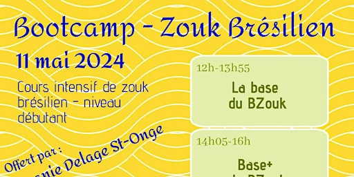 Bootcamp - Zouk brésilien | 59 Rue Bruno-Dandenault