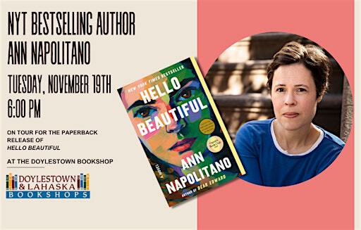 NYT Bestselling Author Ann Napolitano | The Doylestown Bookshop
