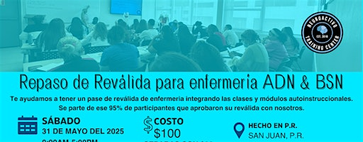 REPASO DE REVÁLIDA DE ENFERMERÍA | ADN y BSN en San Juan | Hecho en P.R.